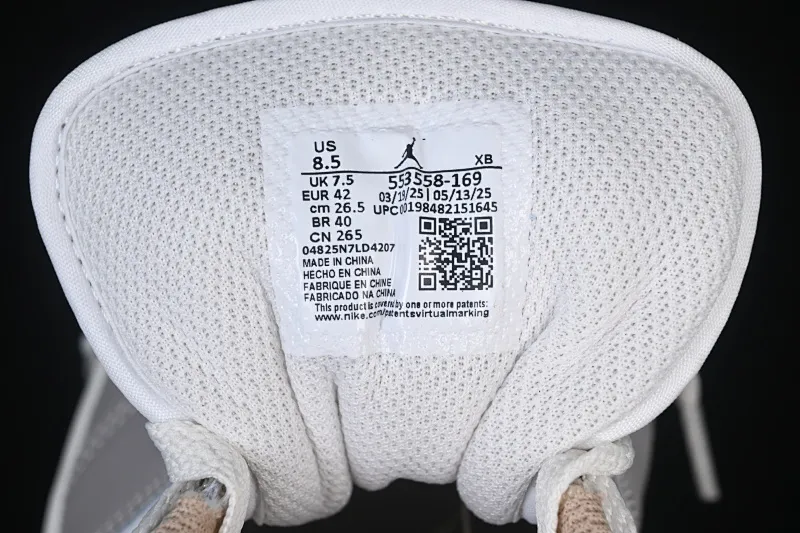 All categories Air Jordan Jordan series basketball shoes Air Jordan 1 Low G version pure original Air Jordan 1 Low AJ1 Joe 1 meter gray low-top retro culture basketball shoes 553558-169